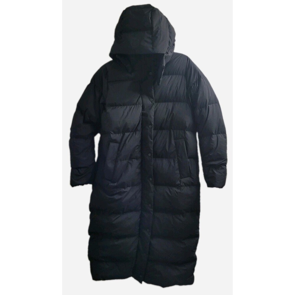 Lululemon Wunder Puff Long Jacket 8 Black 600 Down Fill Hooded Puffer NWT